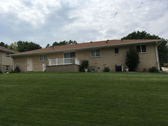 East facing side of home