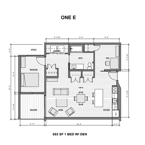 Floor plan Studio A