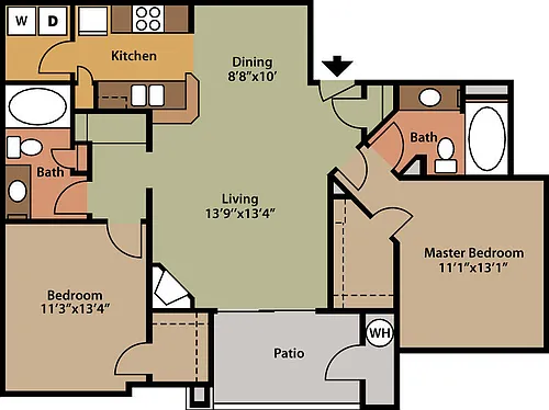 Floor plan B2