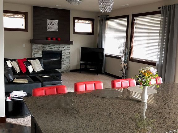 Kitchen and living room