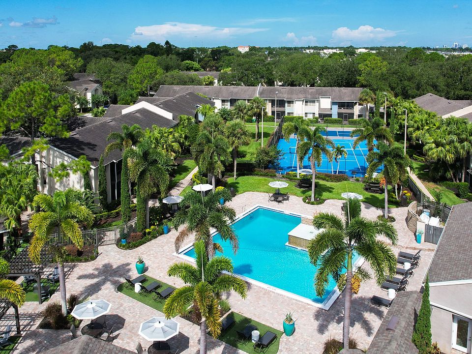 Enjoy our stunning pool area surrounded by lush landscaping and a beautiful tennis court, designed to provide a resort-style living experience.