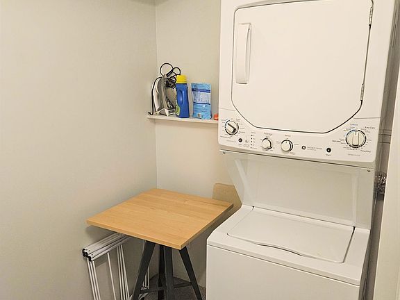 Laundry room in apartment