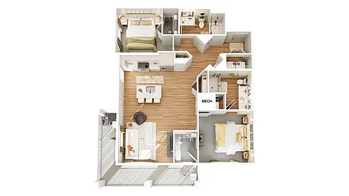 Floor plan B3