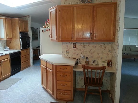 kitchen with desk
