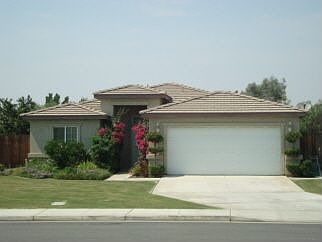 Front view, corner lot