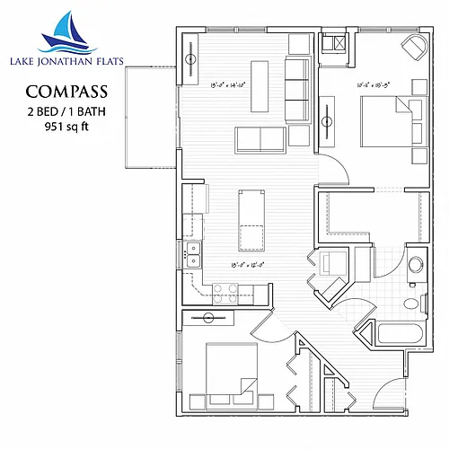 Floor plan Compass