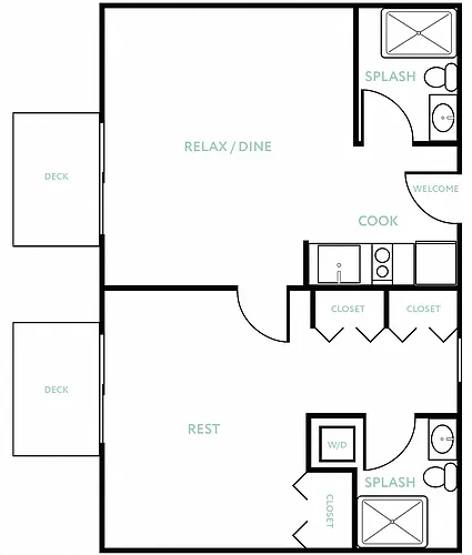 Floor plan 1B2