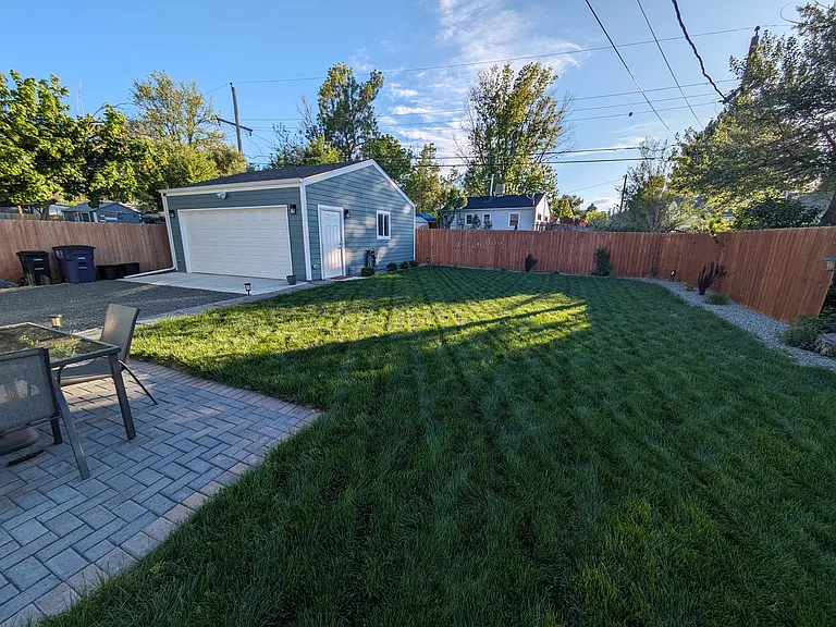 Brand new oversized garage (24' x 20') built 2022. New sod lawn with irrigation and smart sprinkler controller. Perimeter plantings have drip irrigation.