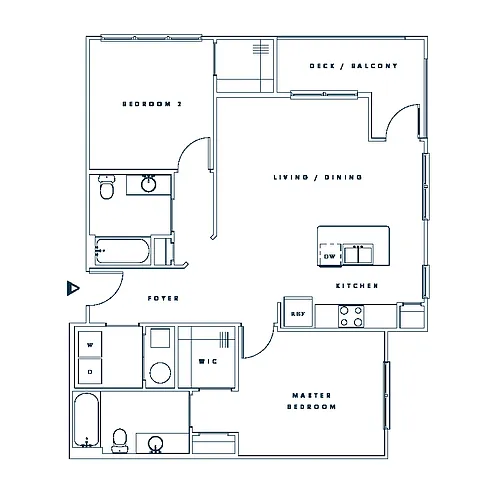 Floor plan Van Buren
