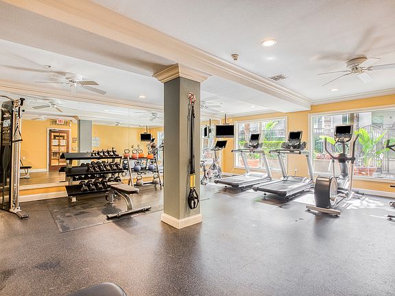 Our fully equipped fitness center is open 24/7