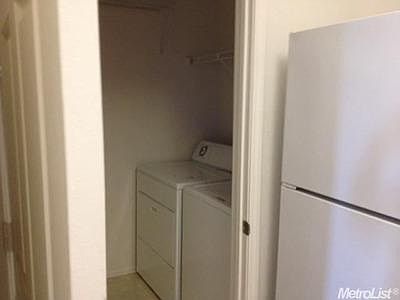 Refrigerator , washer and dryer