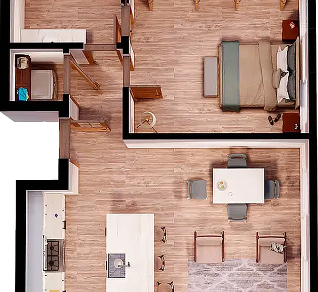 Midtown-Auburn-1x1-Loft-C-Floor-Plan