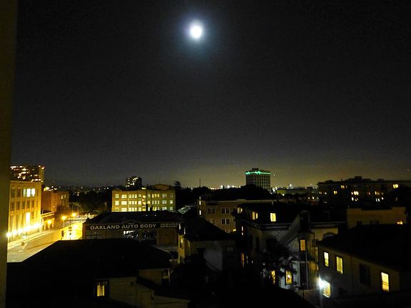 View from balcony - night