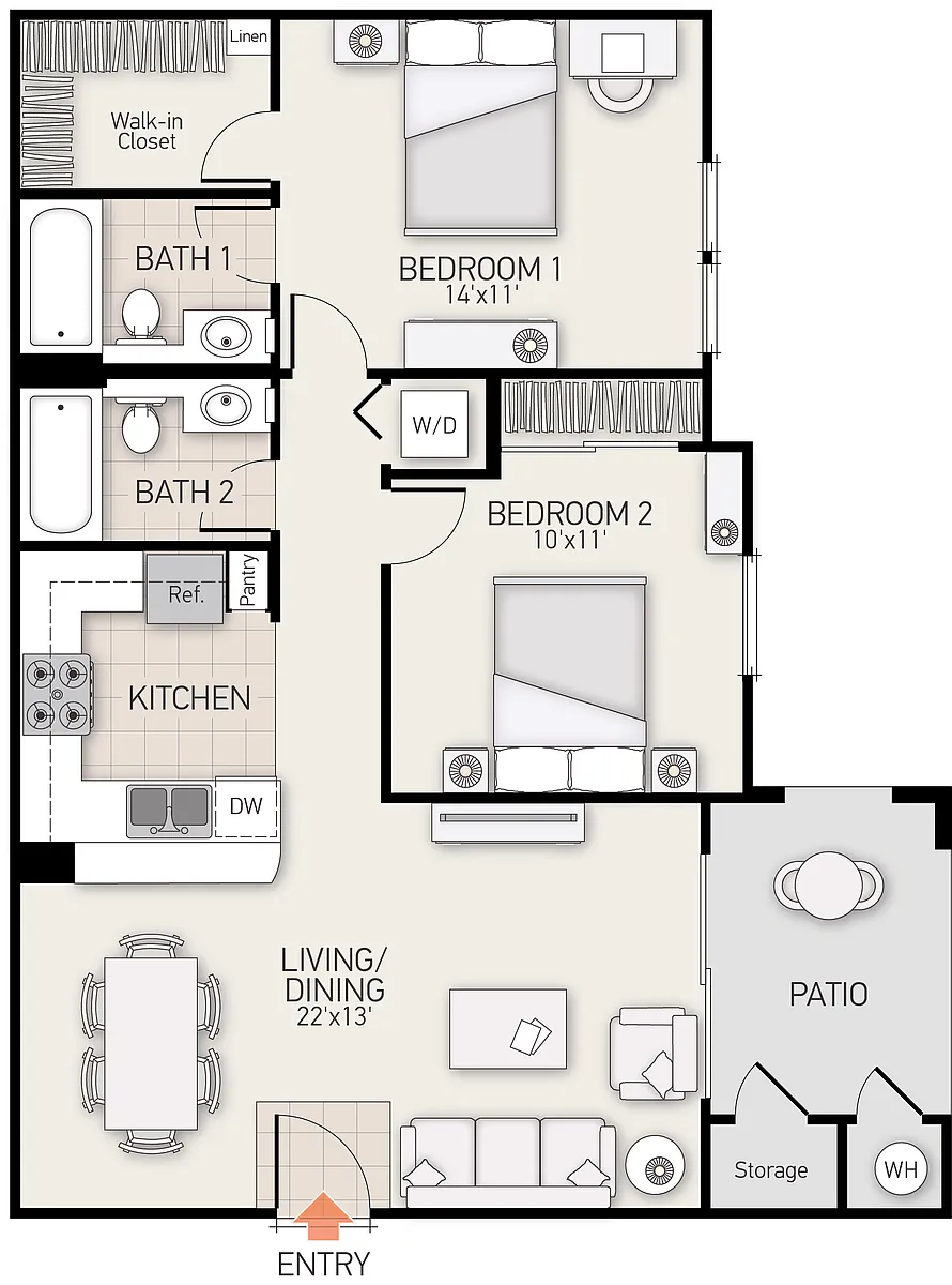 Floor plan Plan E