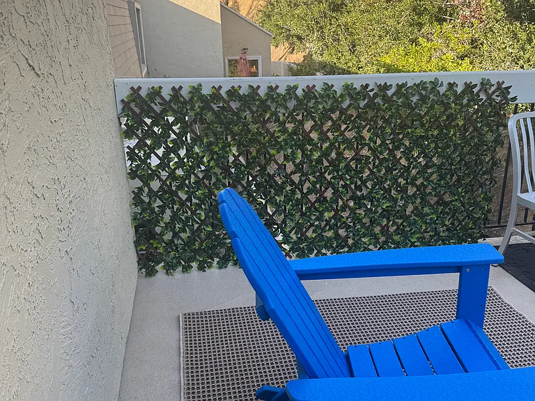 Deck off master bedroom private!