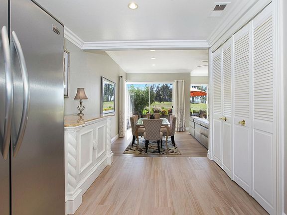 Sits on the golf course and is all on ground level. Please go to www.007Dunn.com for details.