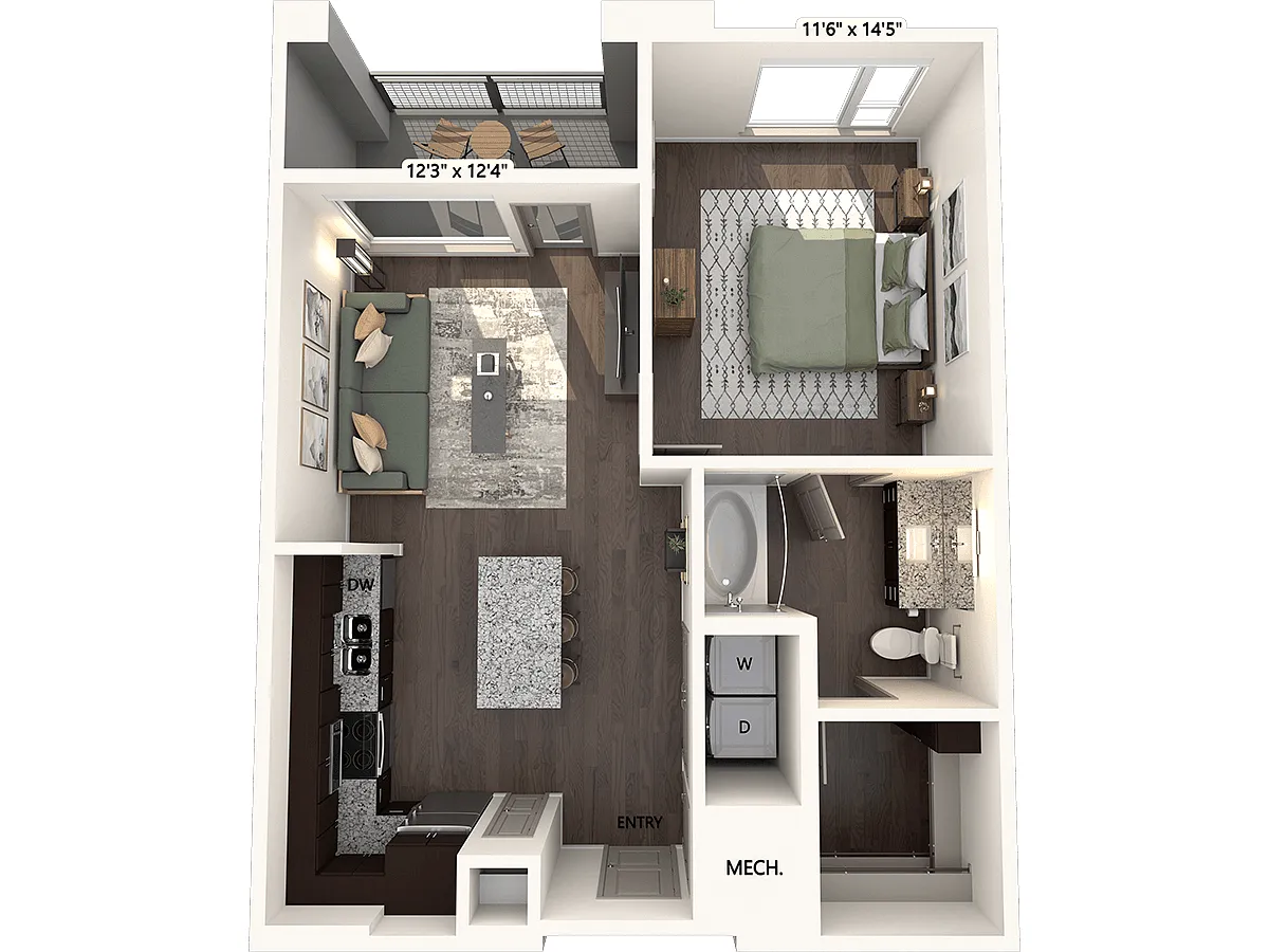 Floor plan A2-709-E