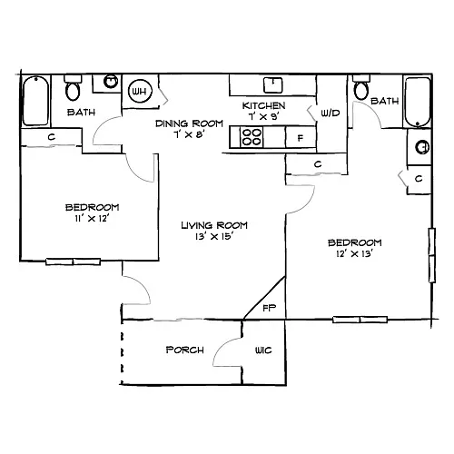 Floor plan Design 2A20