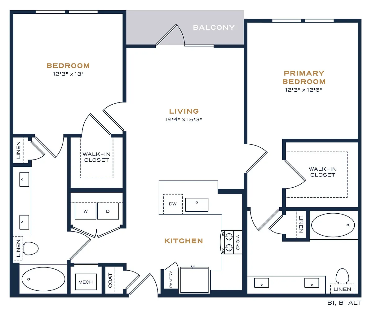 Floor plan B1