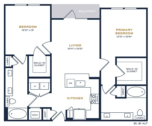 Floor plan B1