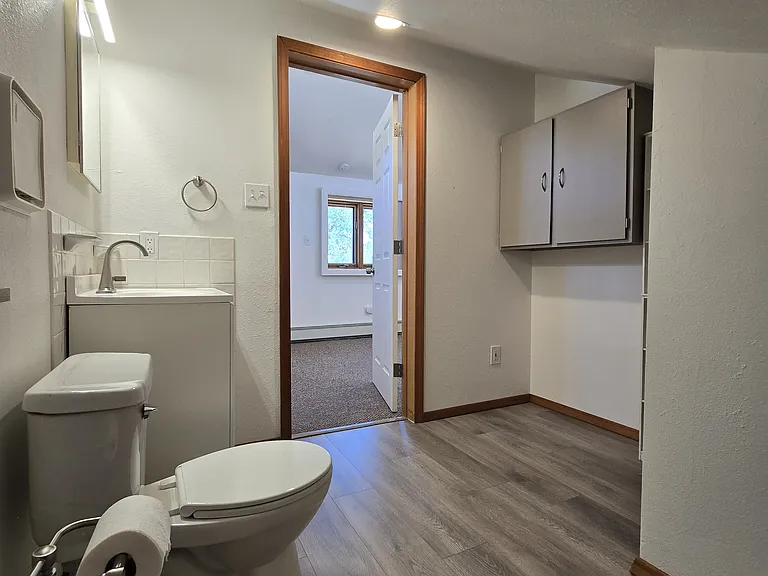 Upstairs half bath