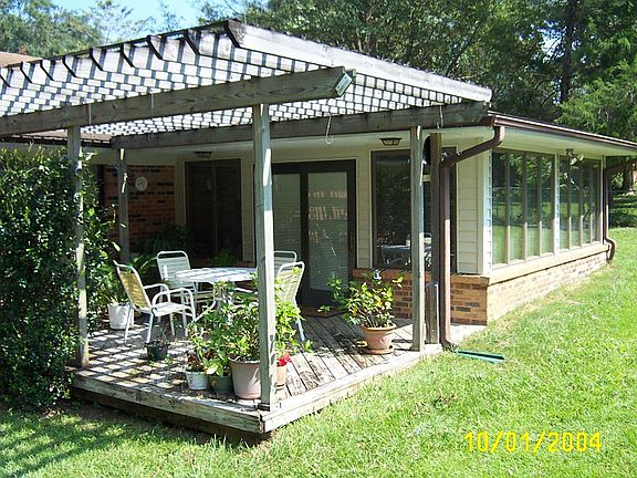 Poolside deck and sunroom