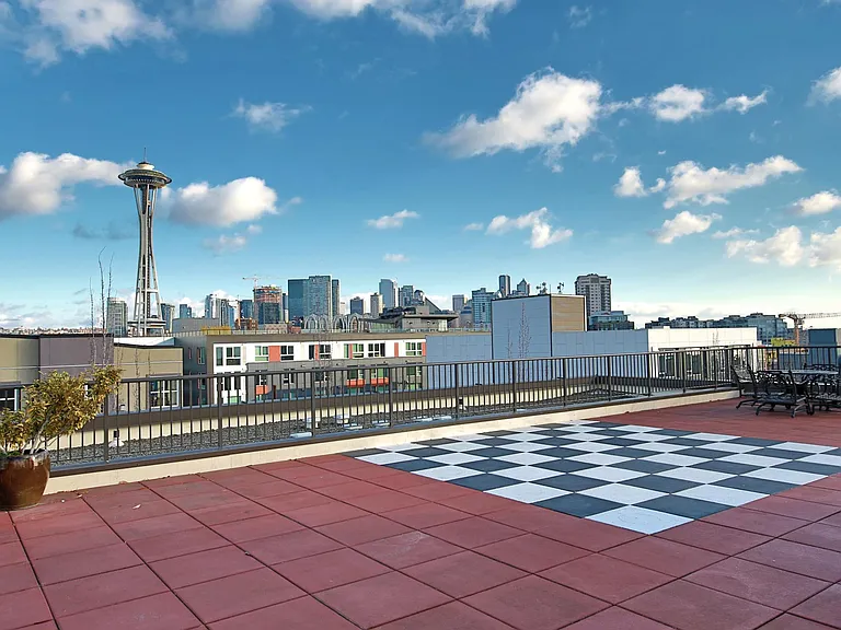 City View from Rooftop Deck