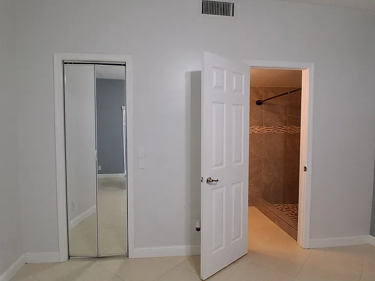 Master bedroom/suite with walk-in closet - downstairs