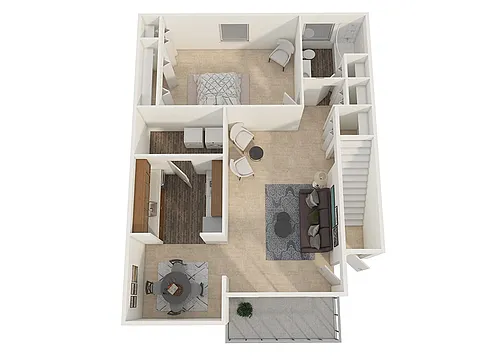 Floor plan One Bedroom