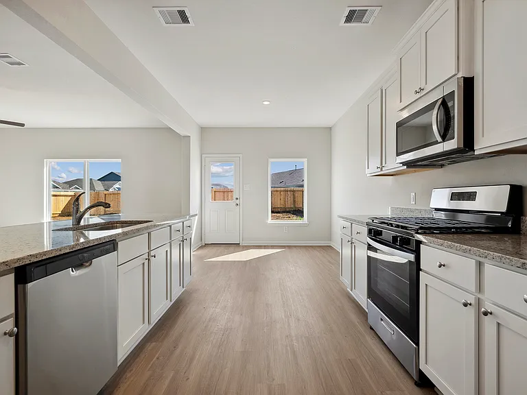 All kitchen appliances included.