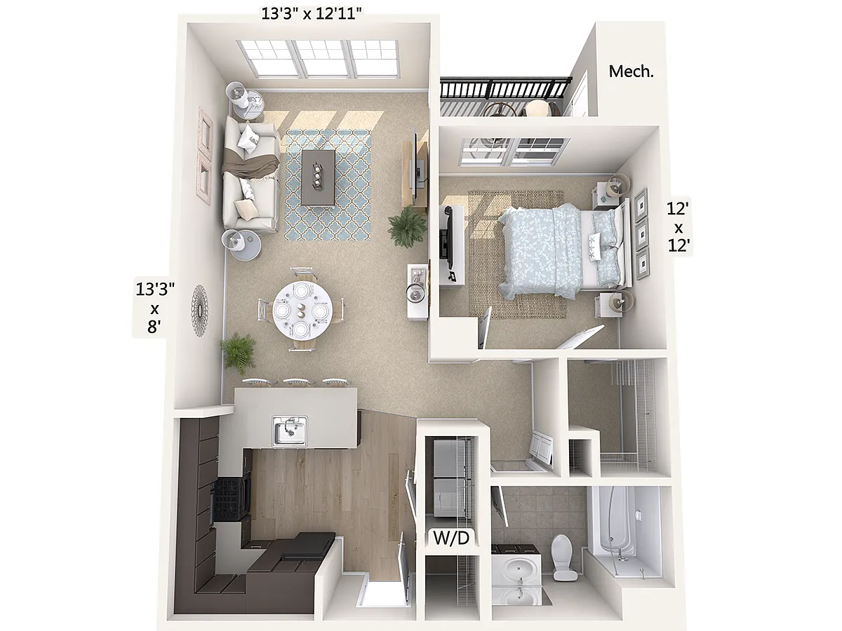 Floor plan A3-809SF-Black