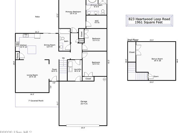 2nd image of 823 Heart Wood Loop Road NE
