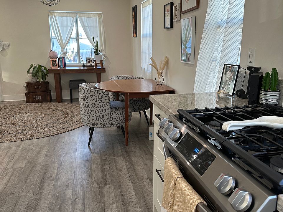 Unique kitchen and dining area