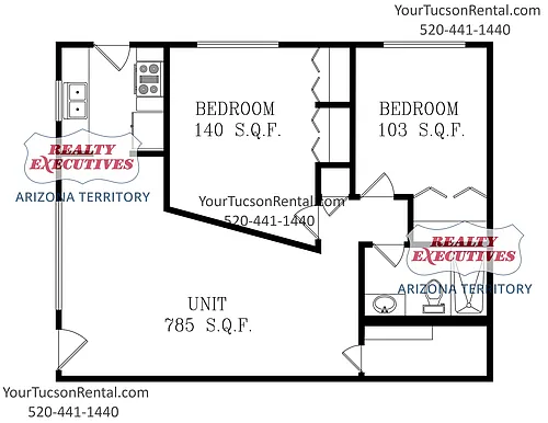 Floor plan 2 - Bedroom