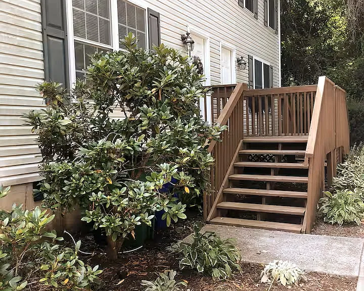 Townhouse is second from end with quiet neighbors.