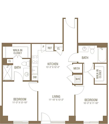 Floor plan 2C Renovation 2