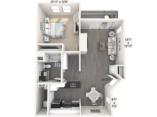 Floor plan A1-735-GF