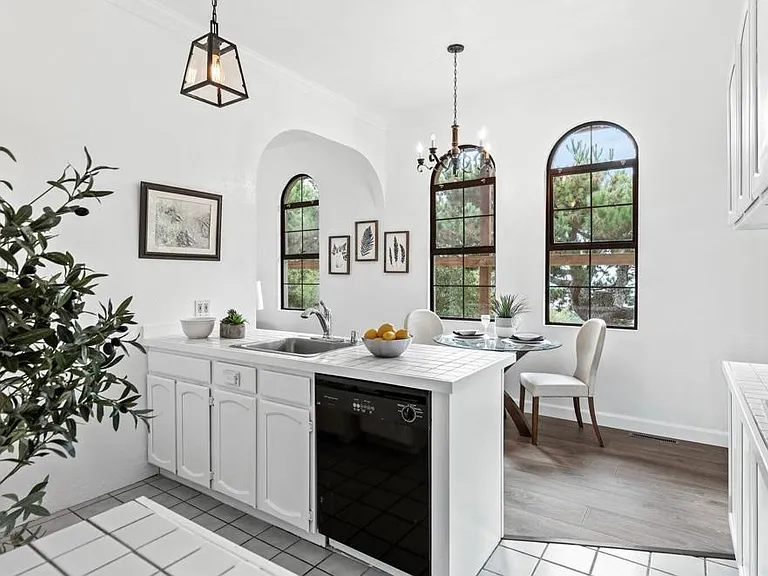Kitchen and dining area