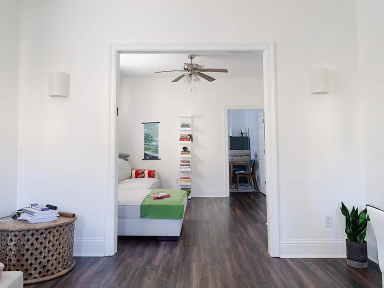 Room 1: living, dining, office space