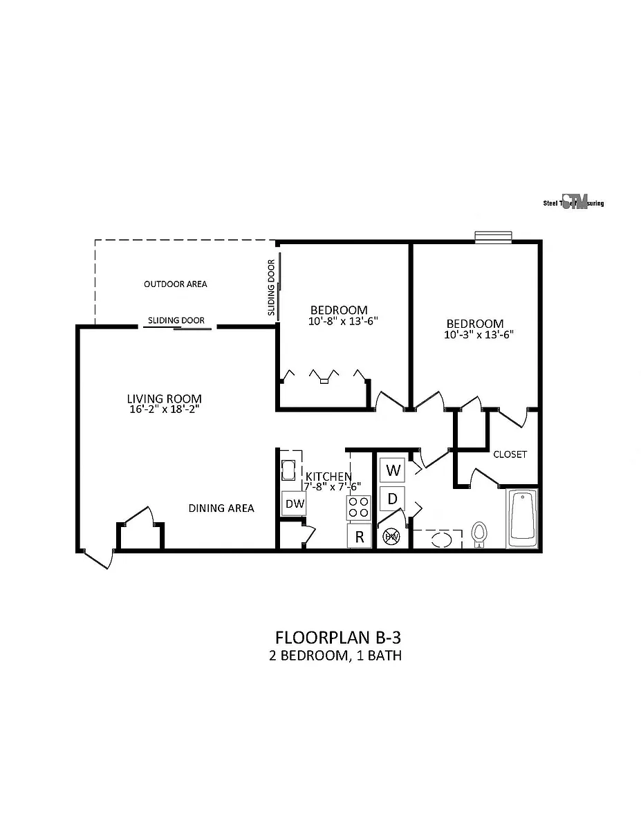 Floor plan B3