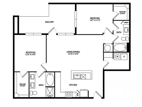 Floor plan B3