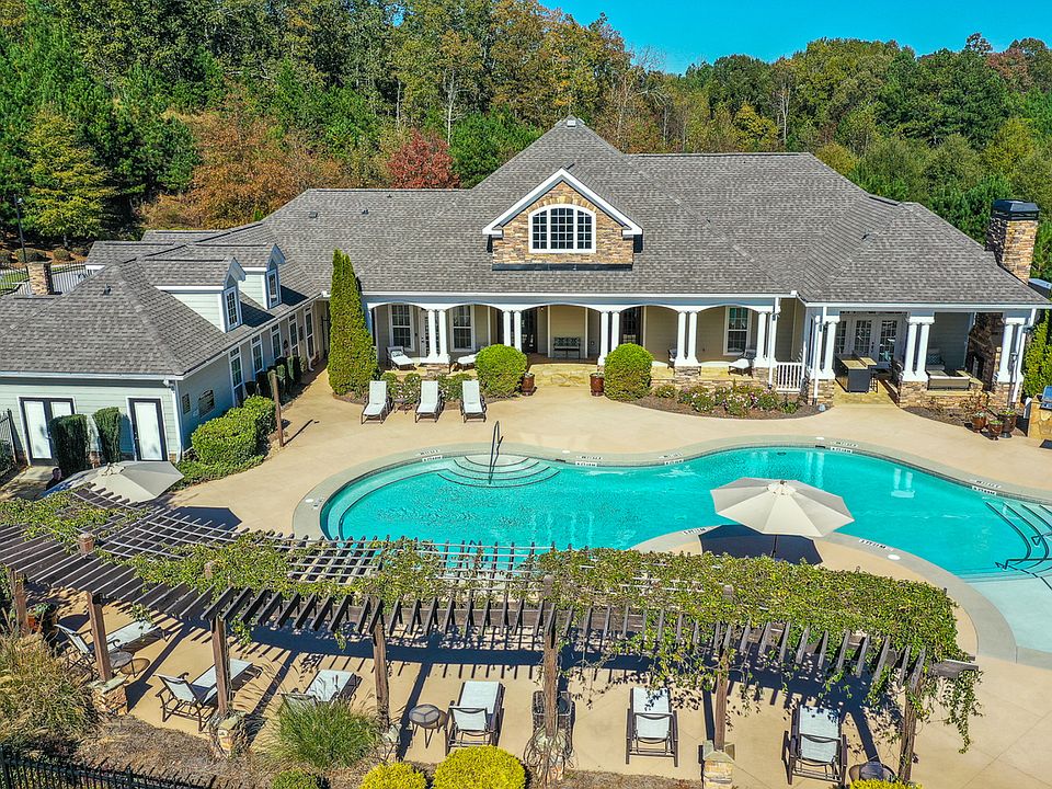 Aerial View of Pool and Sundeck