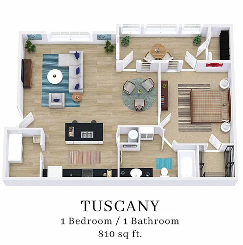 Floor plan Tuscany