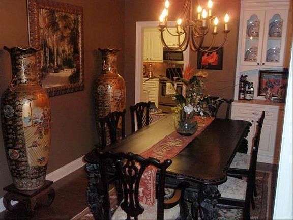 DINING ROOM WITH BUILT IN CHINA CABINET