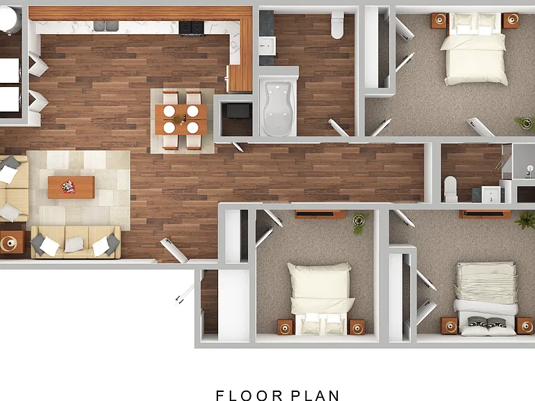3 Bedroom 3 Bedroom