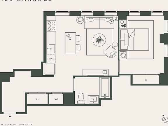 2nd image of 420 Carroll St #W507