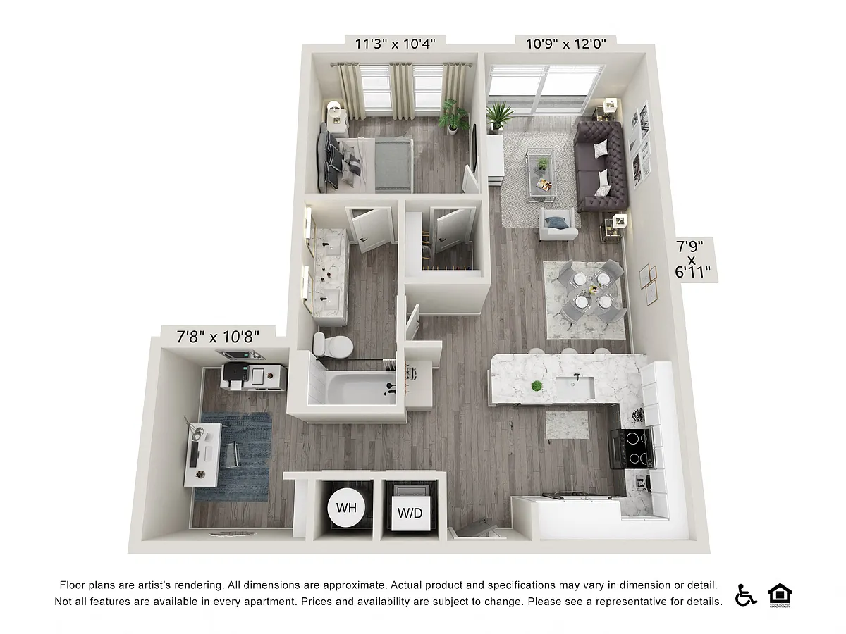 Floor plan A1D