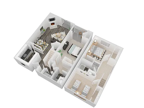 Floor plan 3x2A Renovated