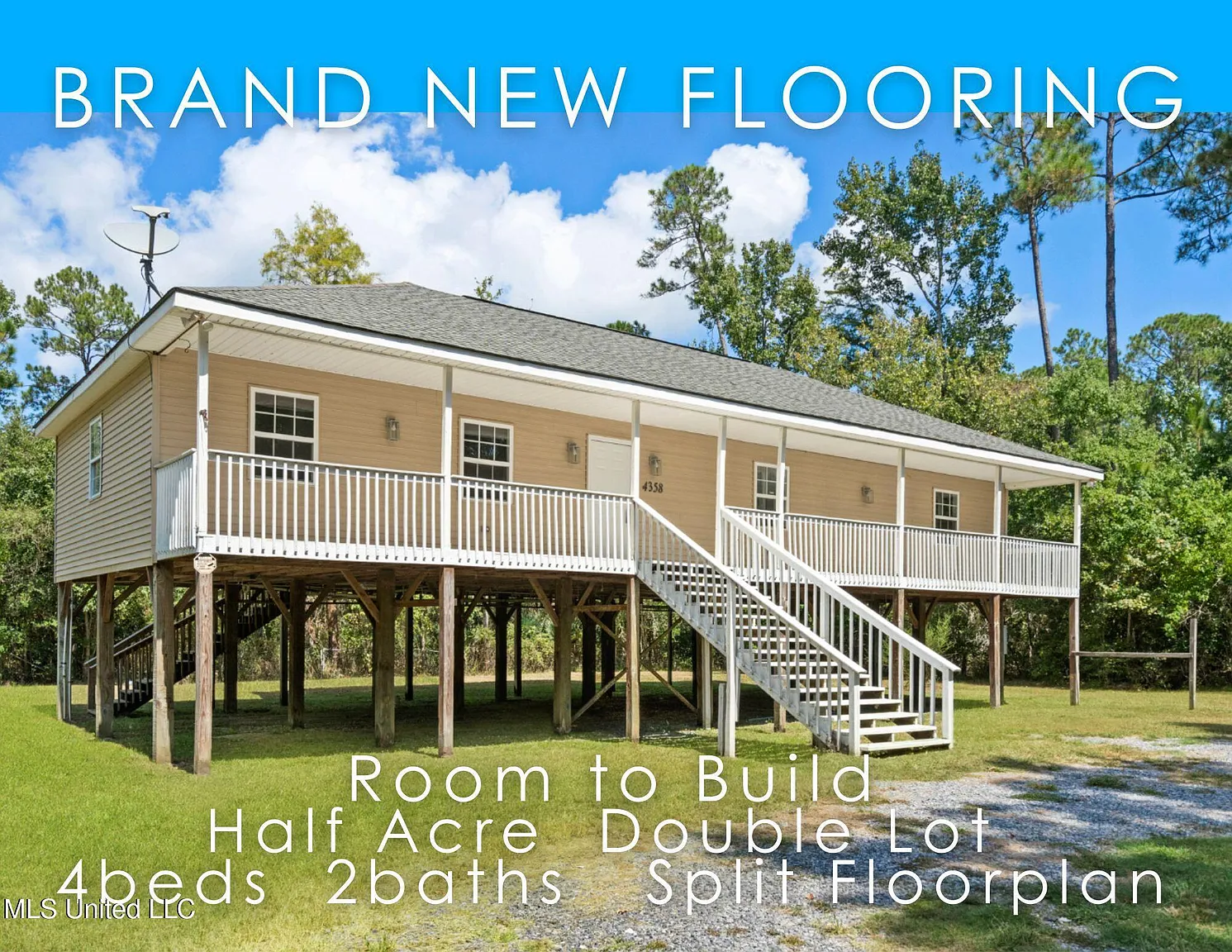 4358 Coral St, Bay Saint Louis MS - Owner Finance Home