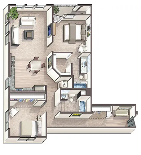 Floor plan Chic C4